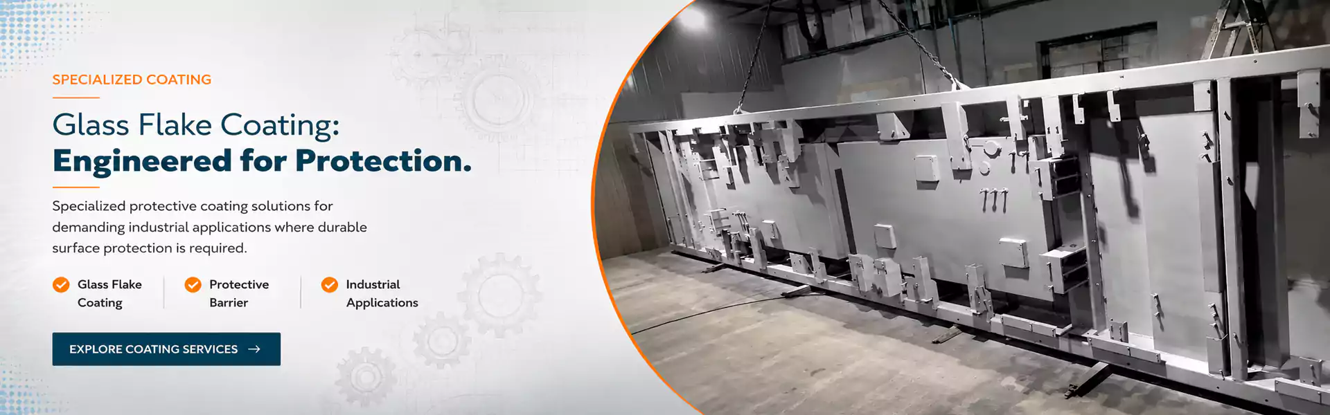Glass flake coating services